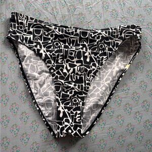 Summersalt B&W Geometric Swim Bottom